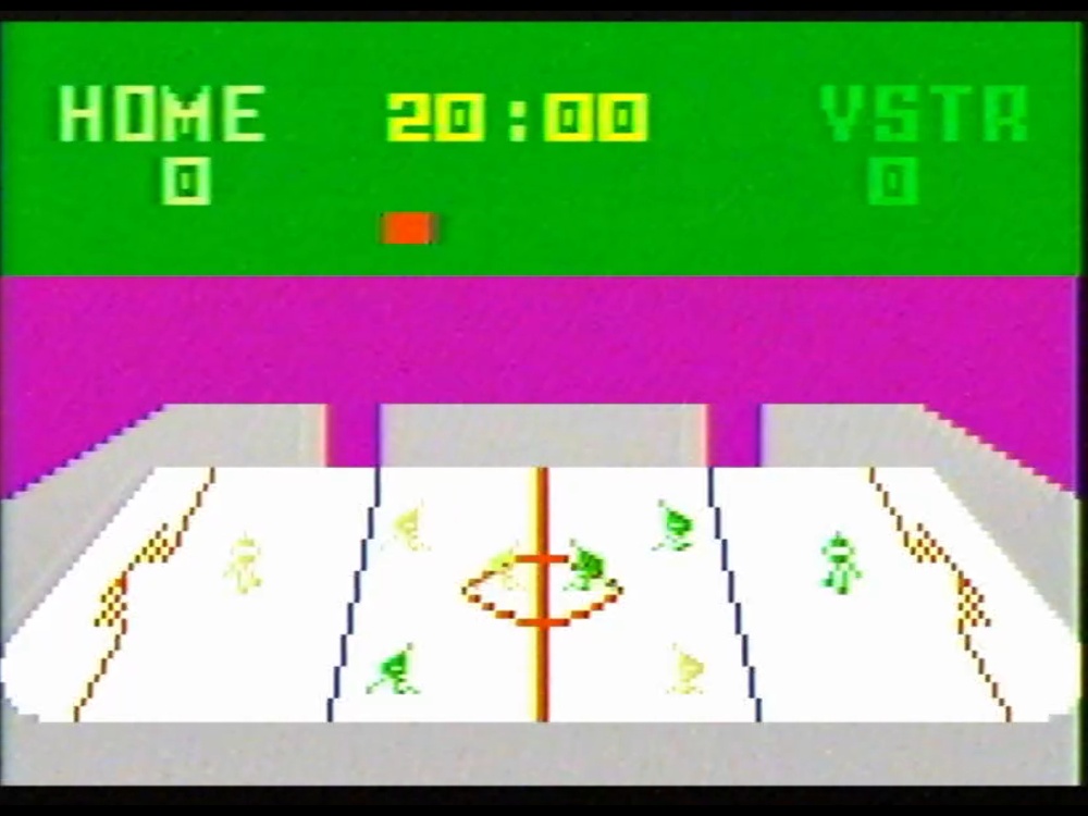 Gameplay of NHL Hockey for Intellivision